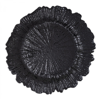 Black Coral Charger 13″